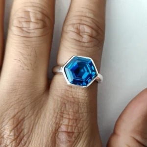 Blue Topaz Ring