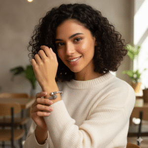 silver bracelet