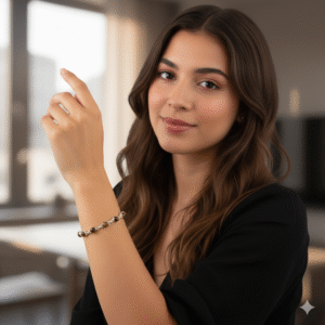 stone golden earrings