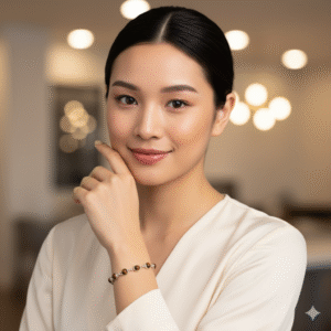 stone golden earrings